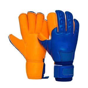 Gants de gardien de but de football en cuir de haute qualité avec logo personnalisé et caractéristiques haut de gamme - Product Image 1