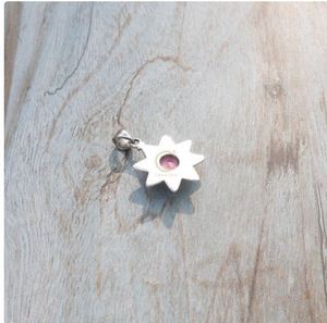 Colgante de Turquesa Natural Algodón de Azúcar, Colgante de Plata de Ley 925, Colgante de Piedra Preciosa Hecho a Mano, Único por el Fabricante - Product Image 3