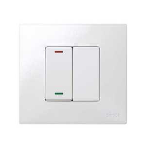 Modulo stretto con copertura bianca vuota (Simon 27 27800-34) - Product Image 2