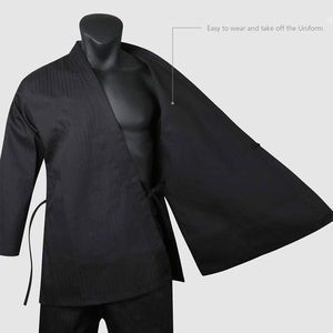 Kimono de jiu jitsu le plus vendu en coton mélangé respirant unisexe uniformes de Taekwondo uniforme de Taekwondo personnalisé de haute qualité - Product Image 5