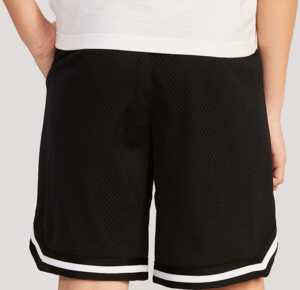 Pantalones cortos de baloncesto informales para hombre, lona personalizada, carga, secado rápido, transpirable, antiarrugas, cintura media, malla ecológica, 100% poliéster - Product Image 5