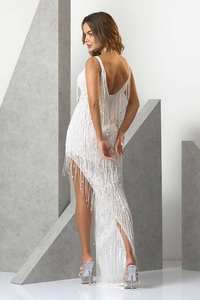 Robe de soirée moderne sans manches en Spandex pour adultes Robe de boîte de nuit décontractée pour la fête et la soirée - Product Image 4