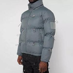 Hommes Surdimensionné Personnalisé Hiver Cordes Coupe-Vent Vers Le Bas-Rempli de Bulle Manteau Hommes - Product Image 2