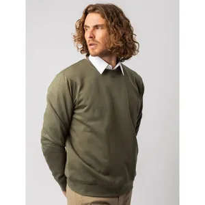 Sweat-shirt en coton bio durable, sweats à capuche promotionnels verts et articles promotionnels - Product Image 1