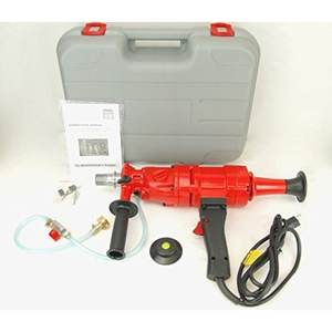 Perceuse à béton 4Z1 à 2 vitesses variables avec mandrin sans clé, livrée avec des forets de 1, 2, 3 et 4 pouces, alimentation CA - Product Image 4