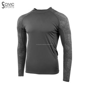 Active Wear Gym Rash Guard con mangas completas Logotipo personalizado Material de LICRA-Precio al por mayor Diseño informal - Product Image 5