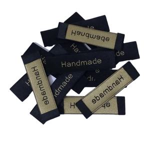 Custom Eco-Friendly Stitch Woven Garment Labels Laser Cut Edge 100% Polyester Fabric Main Labels Neck Other Applications Roll - Product Image 1