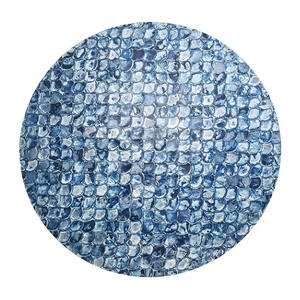 Napperon en nacre fait à la main meilleur vendeur napperon en coquillage OEM assiettes de présentation en rotin pour la décoration de table de mariage du Vietnam - Product Image 6