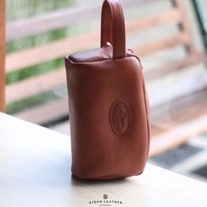 Meilleur sac à cosmétiques en cuir de vachette véritable produit de qualité supérieure Organisateur de maquillage compact, durable et élégant d'Indonésie - Product Image 3