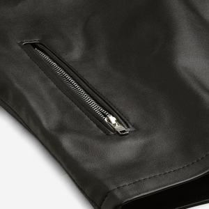 VESTES EN CUIR DE BIKER OEM ODM Matériel en cuir de haute qualité Meilleur design Veste en cuir à col rabattu pour hommes - Product Image 5