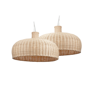 Armonía entre el medio ambiente y el arte: candelabros de farol de bambú de ratán tejido decoración del hogar restaurante Resort jardín personalización - Product Image 1