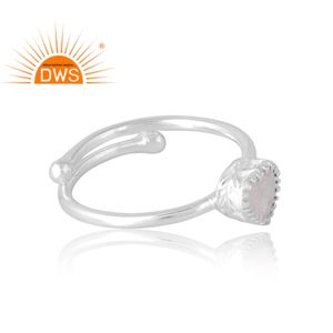 Anillo de piedras preciosas de Luna arcoíris Natural de Plata de Ley 925 más vendido, joyería personalizada para mujer, regalo para ella - Product Image 4