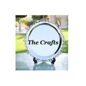 Plateau de service en acier inoxydable et en laiton de conception unique pour accessoires d'hotelware plateau de service de café de thé à bas taux - Product Image 1