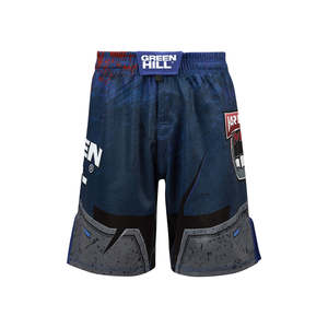 Ropa Deportiva de Artes Marciales Mixtas (MMA) Corta y Elástica de Poliéster y Spandex, con Logotipo Personalizado, Sublimación, Servicio OEM Disponible - Product Image 4
