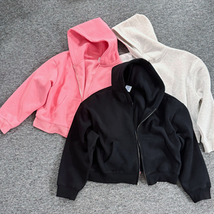 Sudadera con capucha Boxy Blank de algodón para hombre, Sudadera con capucha personalizada de lana de gran tamaño, fabricante, sudadera recortada de peso pesado, lavado con ácido desgastado - Product Image 1