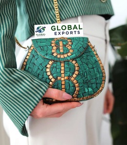 กระเป๋าคลัทช์ทรงพิเศษฝังกระจกโลหะขัดเงา สินค้าขายดีระดับโลก เหมาะสำหรับงานหรูหรา งานประกวด และงานกลางคืนสุดหรู - Product Image 3