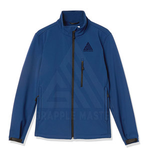 Chaqueta de invierno Softshell con capucha de estilo callejero, tela de lana transpirable, soporte con cremallera, Color sólido claro, servicio OEM disponible - Product Image 1
