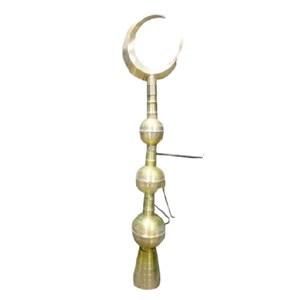 Minarets en laiton faits à la main de haute qualité artisanat arabe de Style religieux avec belle décoration en métal fini polonais - Product Image 3