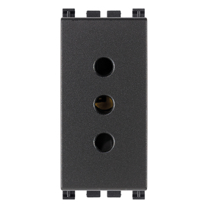 2P+T 10A P11 <b>Socket</b> Grey 4.1x2.8x5.3cm <b>Plug</b> And <b>Socket</b> - Product Image 1