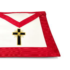Nueva llegada ASSR 18th Degree Delantal con Cruz Latina Personalizado Masonic Regalia Delantal para la venta - Product Image 3