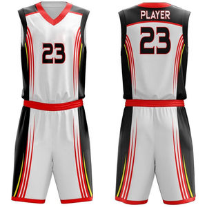 Nouvelle conception respirante à séchage rapide, uniforme de basket-ball, impression par sublimation, ensemble de maillot de basket-ball pour hommes, entraînement de jeu - Product Image 4