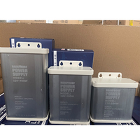 Transformateur AC-DC 12V-400W 220V 33A Alimentation étanche avec triple sortie Type 400W pour éclairage LED IP65