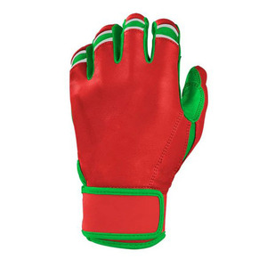 Guantes de Bateo de Béisbol de Cuero con Puño Corto para Hombre, Materiales Transpirables de Alta Calidad, Personalizados OEM para la Posición de Receptor - Product Image 3