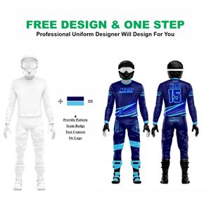 Top Tendance Élégant Sublimation Impression En Gros Fabrication Polyester Tissu Motocross Dirt Bike Tout-Terrain ATV Racing Gear - Product Image 2