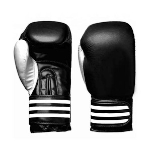 Gants de boxe personnalisés de haute qualité, gants de boxe personnalisés avec fermeture auto-agrippante, vente en gros de gants de boxe en cuir personnalisés - Product Image 2