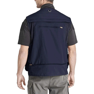 Chaqueta de Trabajo Protectora para Exteriores en Oferta, Chaleco de Seguridad Reflectante de Alta Visibilidad para Construcción con Múltiples Bolsillos - Product Image 6