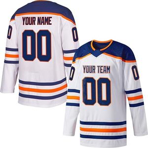 Bajo MOQ alta calidad práctica al por mayor personalizado hombres mujeres Hockey desgaste jóvenes barato en blanco hockey sobre hielo Jersey - Product Image 3