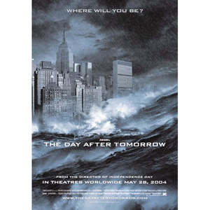 Modern Style 'The Day After Tomorrow' <b>Poster</b> Paper Design for Wall Usage - Product Image 1