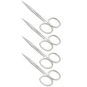 10 ciseaux à iris de qualité supérieure, instrument chirurgical/médical/vétérinaire droit de 4.5 pouces - Product Image 6