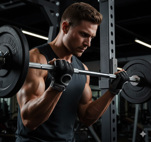 Guantes de Gimnasio de Medio Dedo de la Mejor Calidad, Guantes Transpirables con Soporte para Muñeca, Guantes de Gimnasio Unisex para Levantamiento de Pesas de Alta Resistencia - Product Image 4