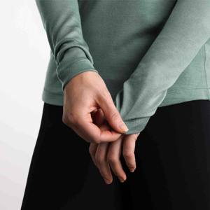 Vente en gros de haute performance de bonne qualité Veste pour femme à col et à manches longues en polyester pour femme - Product Image 3