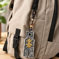 Pendentif pièce de monnaie Feng Shui chinois, amulette de richesse taoïste, talisman, charme en bronze ancien pour la chance et la prospérité