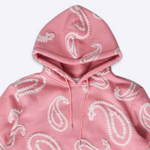 Sudadera con capucha de gran tamaño de lana de algodón 100% de alta calidad, logotipo personalizado, ropa de calle de peso pesado, manta para invierno - Product Image 6