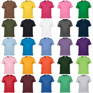 Vente en gros 100% coton 150 g/m² couleur unie vierge 21 options hommes femmes T-shirt personnalisé à manches courtes pour hommes - Product Image 1