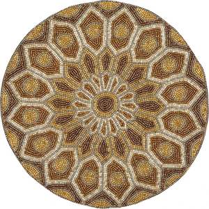 Hecho a mano en India, Mantel Individual adornado con cuentas de semillas de moda, accesorios de bordado de moda, diseño de cuentas - Product Image 6