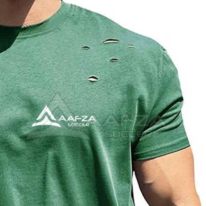 Camiseta de hombre hecha a medida de alta calidad 100% algodón diseño desgastado adultos tamaño mejor precio Diseña tus propias camisetas - Product Image 3