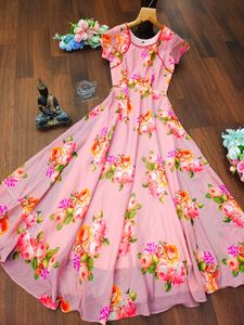 ชุดกระโปรงยาวแพร์กูร์ตีแฟชั่น,ใหม่และอินเทรนด์พร้อมเข็มขัดแฟนซีผลิตจากอินเดีย - Product Image 3