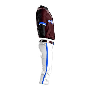 Newest Style Custom Polyester Made Baseball Jersey Uniform Plain Regular <b>Fit</b> And Top Quality Stitching Baseball Uniforms - Product Image 2