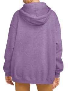 Sweatshirts à capuche surdimensionnés pour femmes, pulls décontractés à la mode à manches longues, sweatshirts à capuche imprimés couleur unie pour femmes, nouvel arrivage - Product Image 2
