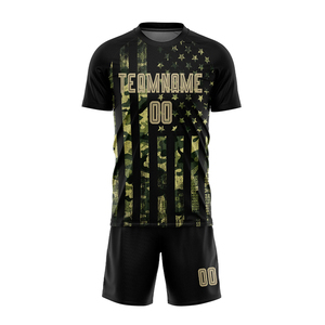 2025 uniformes de football imprimés numériquement avec des ensembles de maillots de football personnalisés pour l'entraînement du nom de l'équipe - Product Image 6