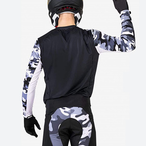 OEM Supplier For Custom Motorcycle Jersey Mens Fit Breathable <b>Mesh</b> Racing Gear With Private Label Logo Printing - Product Image 3