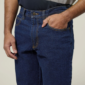 Pantalons de travail haute visibilité pour hommes, jeans en denim personnalisés avec éléments réfléchissants, pantalons cargo grande taille - Product Image 6