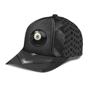 Casquettes de billard de qualité internationale personnalisées Casquette de billard respirante et confortable Protection solaire réglable - Product Image 1