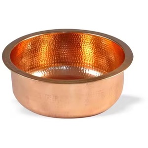 Tazón para Servir de Cobre - Duradero, Apto para Lavavajillas, Ecológico, Diseño Moderno para Fiestas y Uso Doméstico, Tazón Decorativo Hecho a Mano - Product Image 5