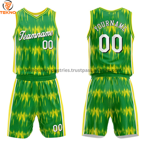 Sublimación personalizada Baloncesto Jersey Bajo MOQ Equipo Uniforme Conjunto Adultos Traje Ropa de baloncesto Camisas y pantalones cortos Uniformes de baloncesto - Product Image 1