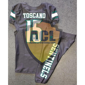 Maillots d'entraînement de football américain vierge personnalisés OEM uniformes de football américain de conception de sublimation en gros pour les jeunes - Product Image 5